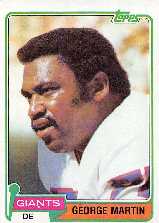 1981 Topps #225 George Martin VG New York Giants 