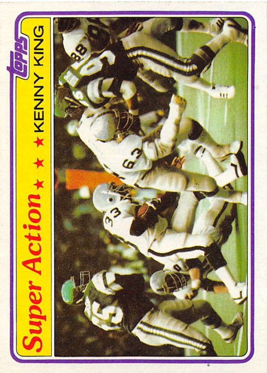 1981 Topps #234 Kenny King VG Oakland Raiders 