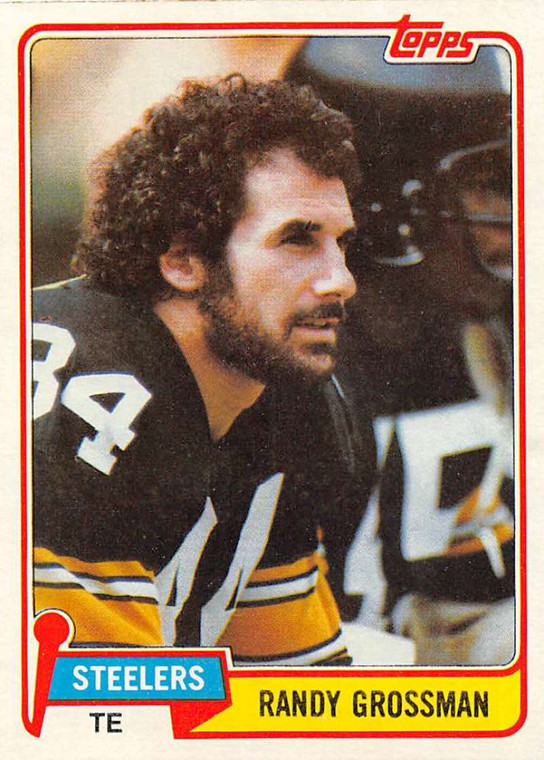 1981 Topps #256 Randy Grossman VG Pittsburgh Steelers 
