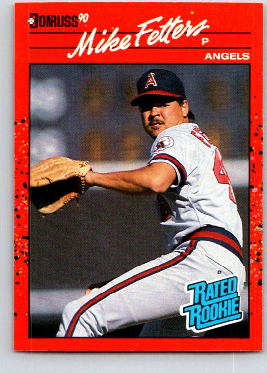1990 Donruss #35 Mike Fetters NM-MT RC Rookie California Angels 