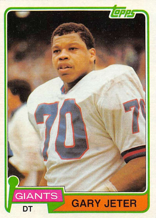 1981 Topps #289 Gary Jeter VG New York Giants 