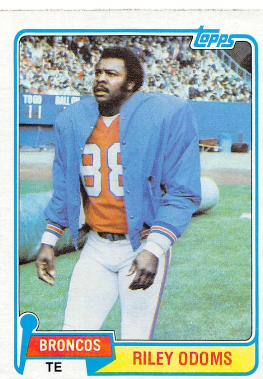 1981 Topps #307 Riley Odoms VG Denver Broncos 