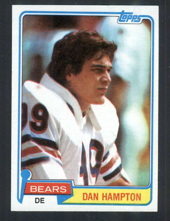 SOLD 200679 1981 Topps #316 Dan Hampton VG RC Rookie Chicago Bears 