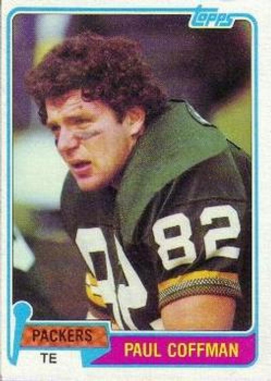 1981 Topps #353 Paul Coffman VG Green Bay Packers 