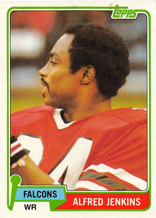 1981 Topps #448 Alfred Jenkins VG Atlanta Falcons 