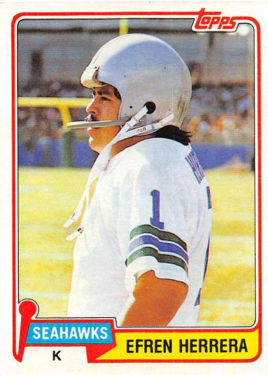 1981 Topps #469 Efren Herrera VG Seattle Seahawks 
