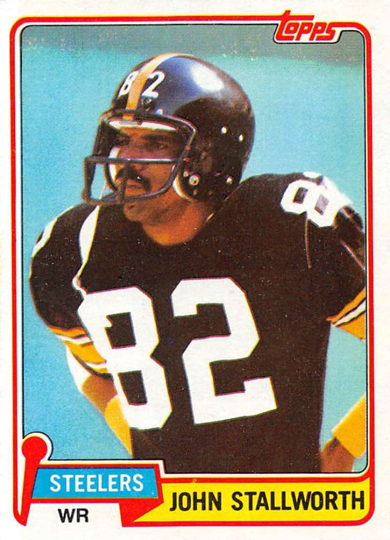 1981 Topps #476 John Stallworth VG Pittsburgh Steelers 