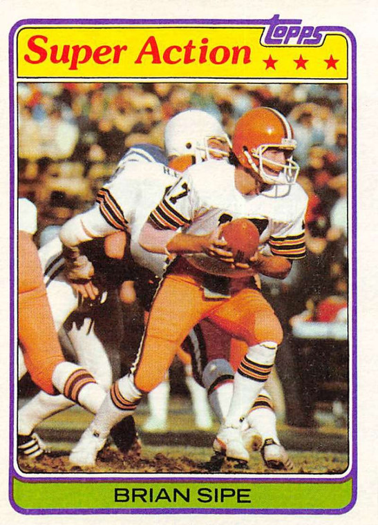 1981 Topps #486 Brian Sipe VG Cleveland Browns 