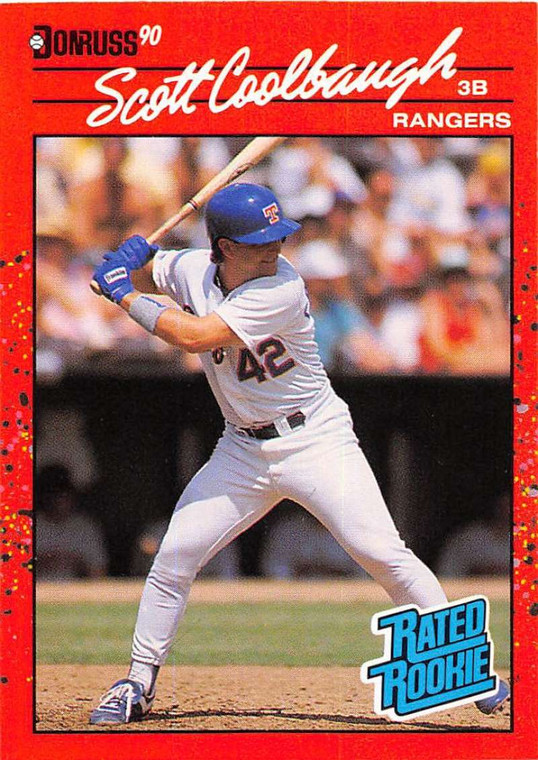 1990 Donruss #43 Scott Coolbaugh NM-MT RC Rookie Texas Rangers 