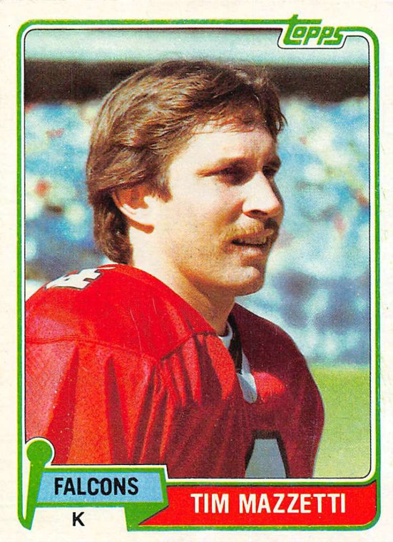 1981 Topps #513 Tim Mazzetti VG Atlanta Falcons 