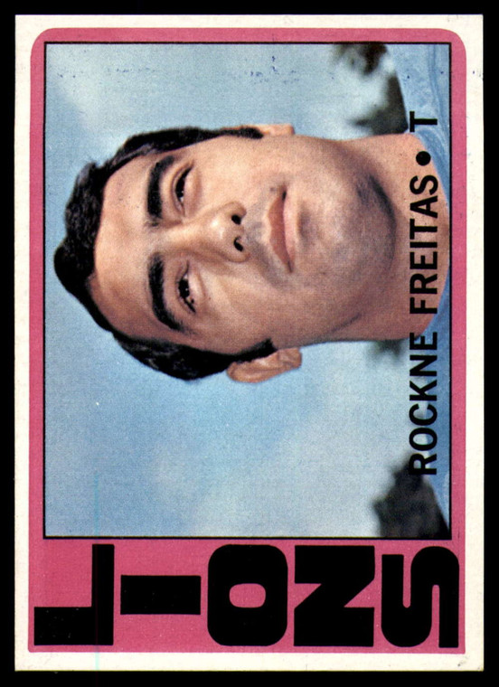 1972 Topps #94 Rockne Freitas VG  Detroit Lions 
