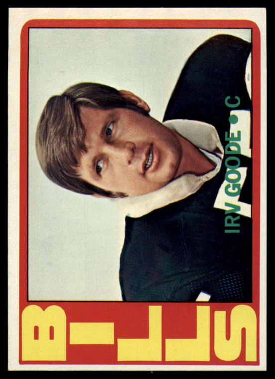 1972 Topps #214 Irv Goode VG  Buffalo Bills 