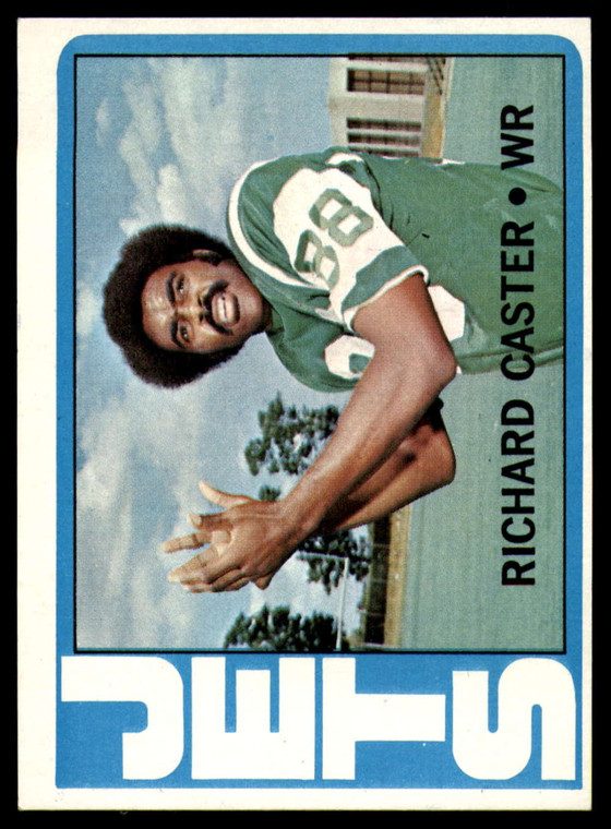 1972 Topps #68 Richard Caster VG  RC Rookie New York Jets 