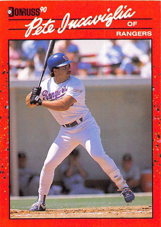 1990 Donruss #48 Pete Incaviglia NM-MT Texas Rangers 