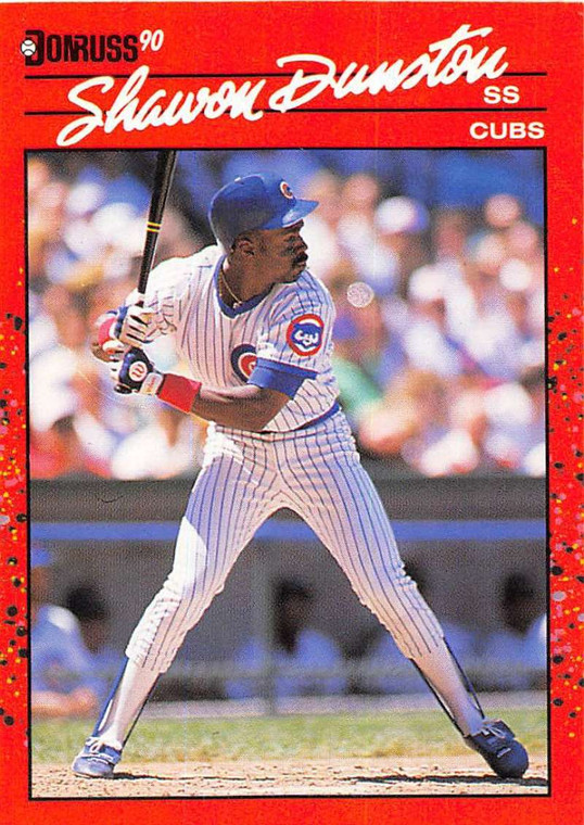 1990 Donruss #49 Shawon Dunston NM-MT Chicago Cubs 