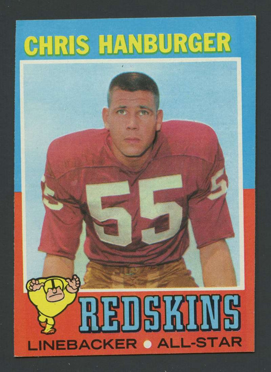 1971 Topps #97 Chris Hanburger VG Washington Redskins 