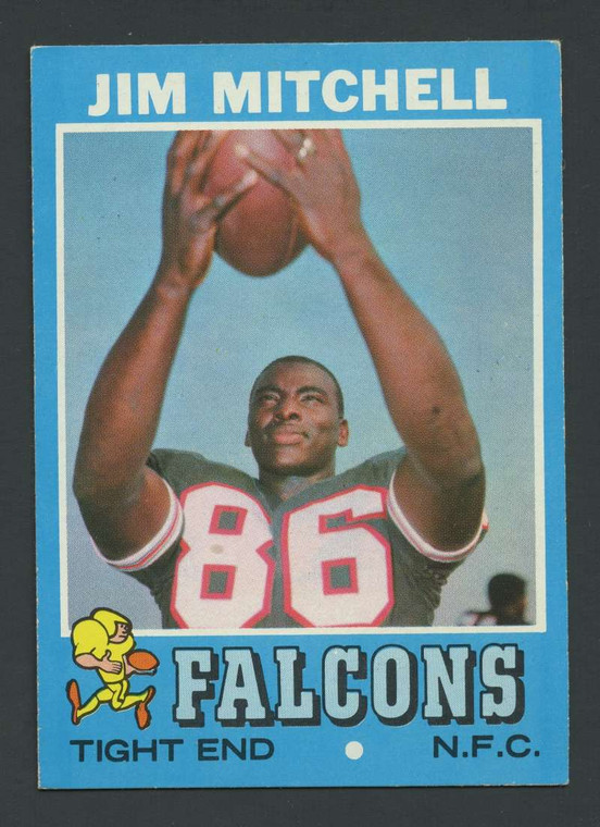1971 Topps #84 Jim Mitchell VG RC Rookie Atlanta Falcons 