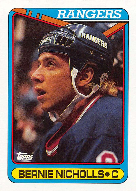 1990-91 Topps #13 Bernie Nicholls VG 