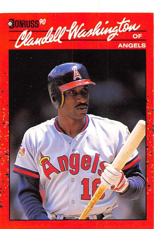 1990 Donruss #52 Claudell Washington NM-MT California Angels 