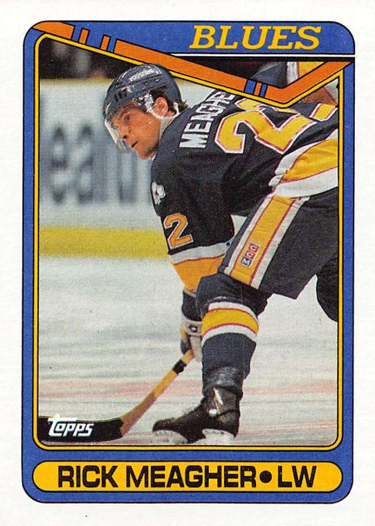 1990-91 Topps #125 Rick Meagher VG St. Louis Blues 