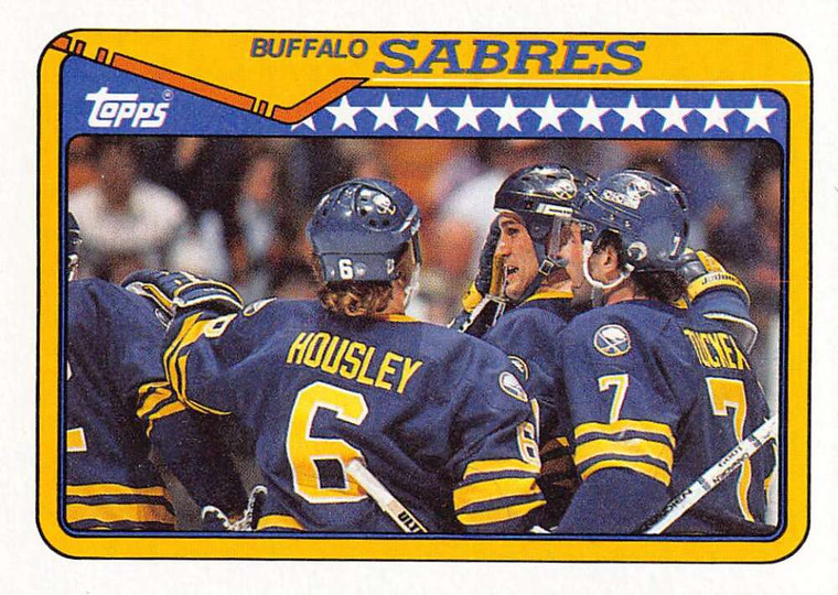 1990-91 Topps #262 Sabres Team VG Buffalo Sabres 