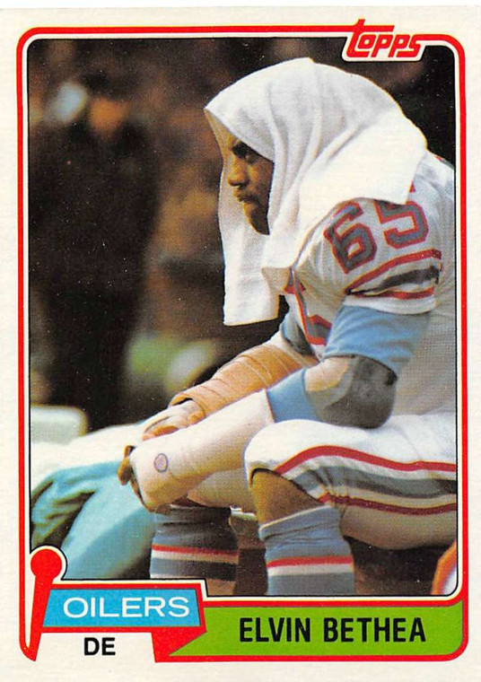 1981 Topps #272 Elvin Bethea VG Houston Oilers 