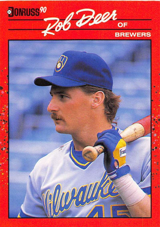 1990 Donruss #55 Rob Deer NM-MT Milwaukee Brewers 