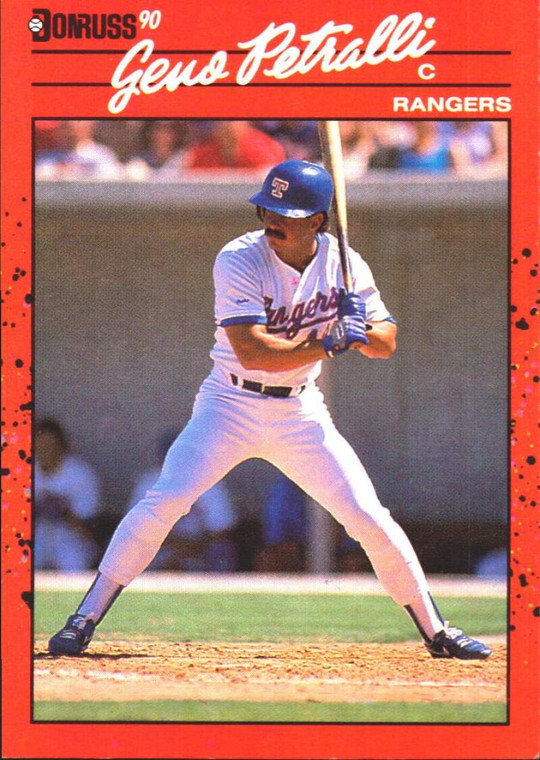 1990 Donruss #56 Geno Petralli NM-MT Texas Rangers 