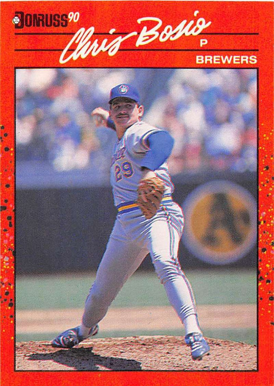 1990 Donruss #57 Chris Bosio NM-MT Milwaukee Brewers 