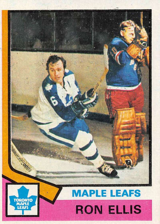 1974-75 Topps #12 Ron Ellis VG  Toronto Maple Leafs 