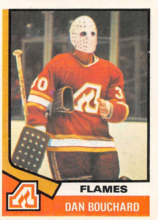 1974-75 Topps #15 Dan Bouchard VG  Atlanta Flames 