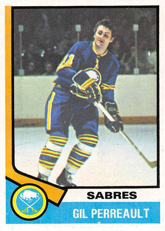 1974-75 Topps #25 Gilbert Perreault VG  Buffalo Sabres 