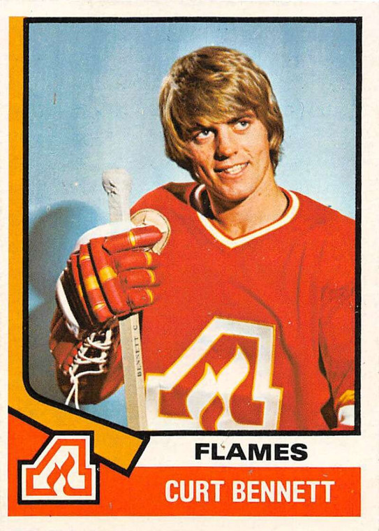 1974-75 Topps #33 Curt Bennett VG  Atlanta Flames 