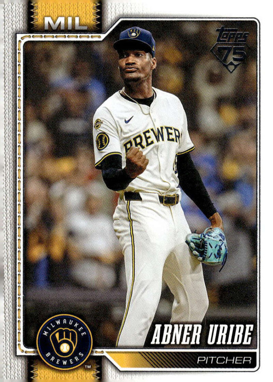 2026 Topps #651 Abner Uribe NM-MT  Milwaukee Brewers 
