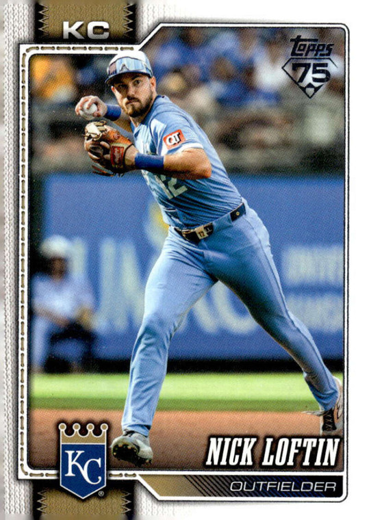2026 Topps #452 Nick Loftin NM-MT  Kansas City Royals 