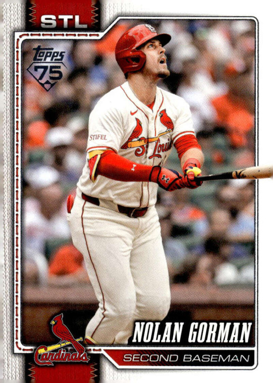 2026 Topps #587 Nolan Gorman NM-MT  St. Louis Cardinals 