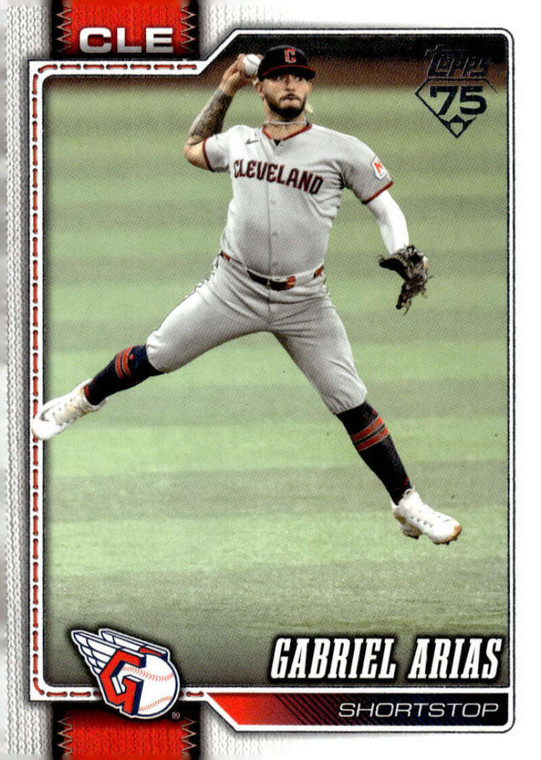 2026 Topps #354 Gabriel Arias NM-MT  Cleveland Guardians 