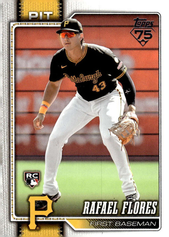 2026 Topps #623 Rafael Flores NM-MT  RC Rookie Pittsburgh Pirates 