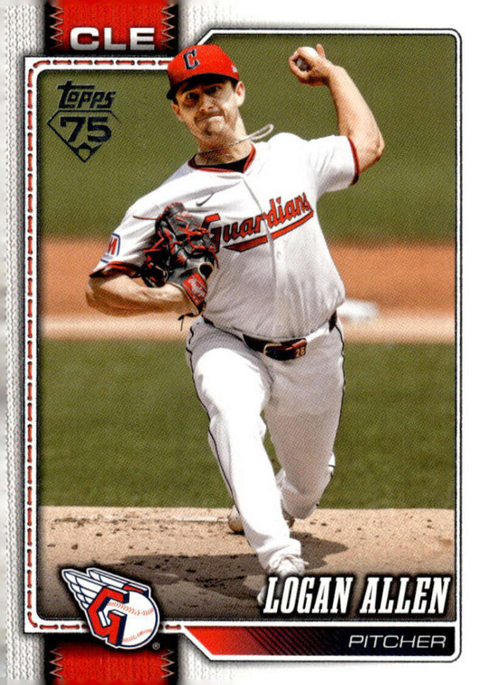 2026 Topps #429 Logan Allen NM-MT  Cleveland Guardians 