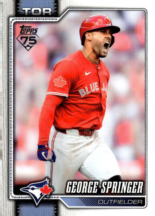 2026 Topps #455 George Springer NM-MT  Toronto Blue Jays 