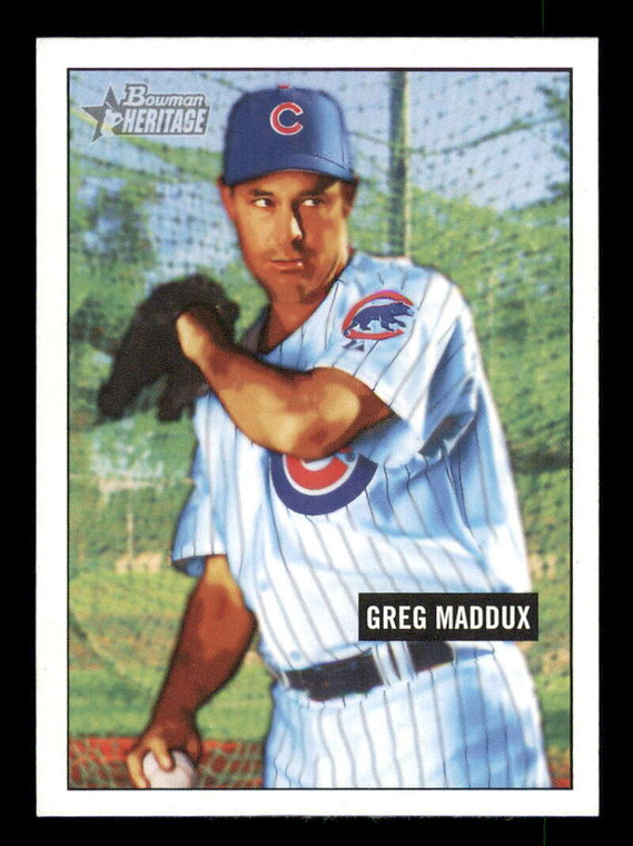2005 Bowman Heritage #139 Greg Maddux NM-MT Chicago Cubs 
