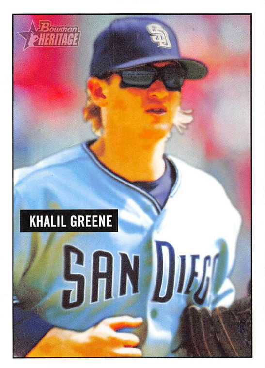 2005 Bowman Heritage #192 Khalil Greene NM-MT San Diego Padres 