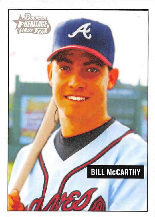 2005 Bowman Heritage #233 Bill McCarthy First Year NM-MT RC Rookie Atlanta Braves 