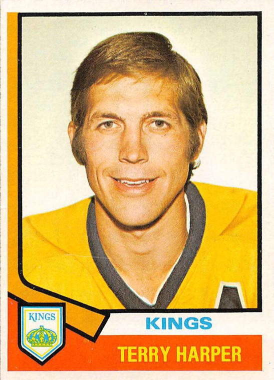 1974-75 Topps #55 Terry Harper VG  Los Angeles Kings 