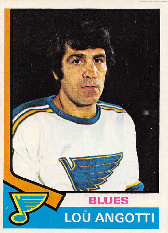 1974-75 Topps #63 Lou Angotti CO VG  St. Louis Blues 