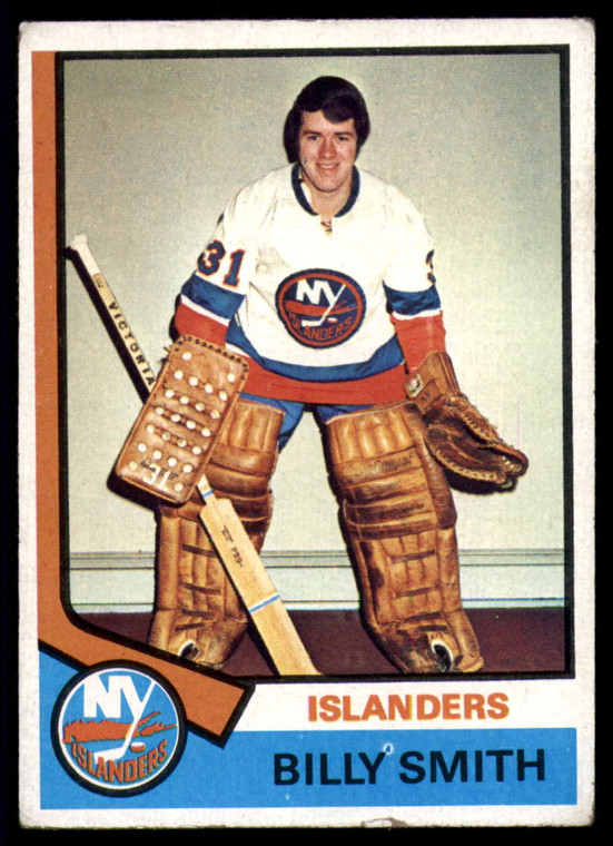 1974-75 Topps #82 Billy Smith VG  New York Islanders 