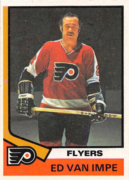 1974-75 Topps #85 Ed Van Impe VG  Philadelphia Flyers 