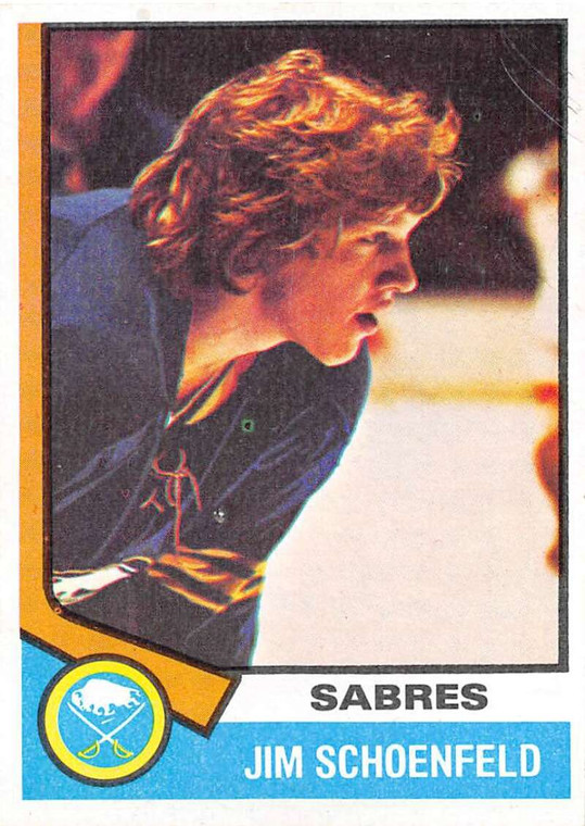 1974-75 Topps #121 Jim Schoenfeld VG  Buffalo Sabres 