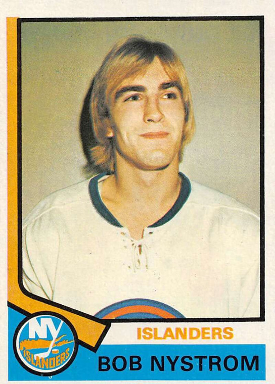 1974-75 Topps #123 Bob Nystrom VG  New York Islanders 