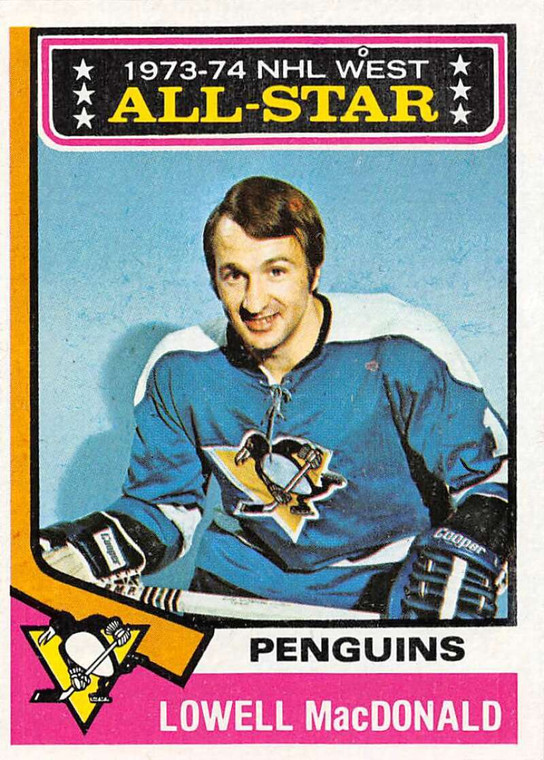 1974-75 Topps #133 Lowell MacDonald AS VG  Pittsburgh Penguins 